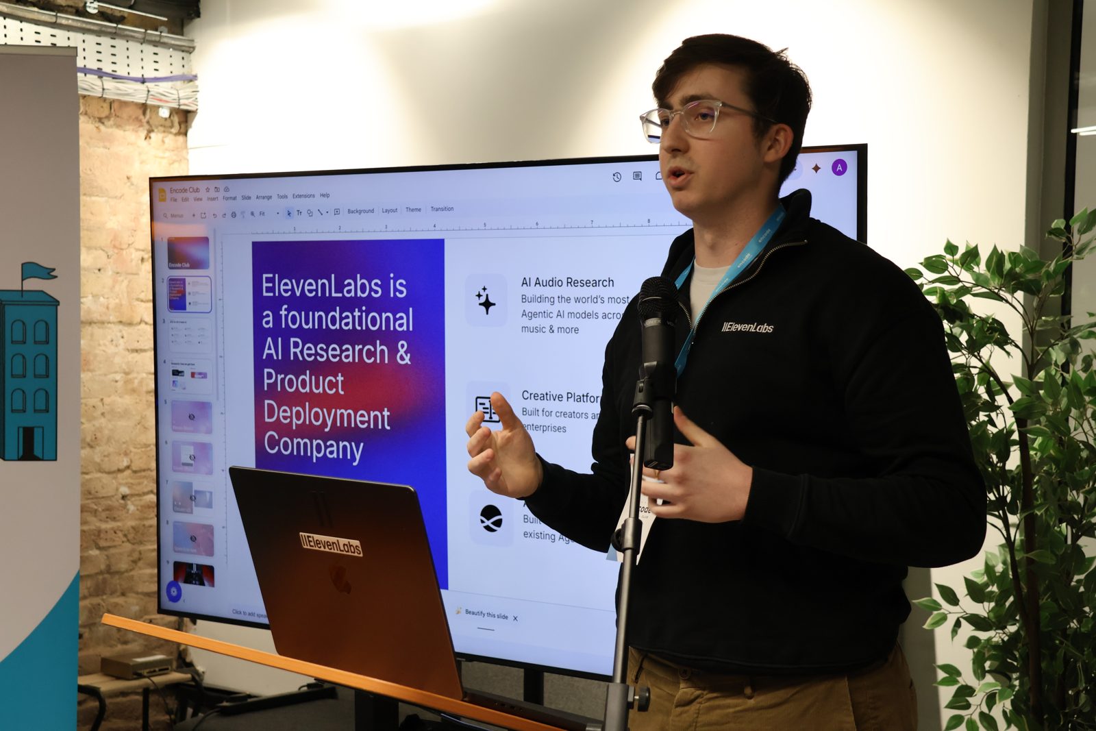 AI London 2026: ElevenLabs on stage